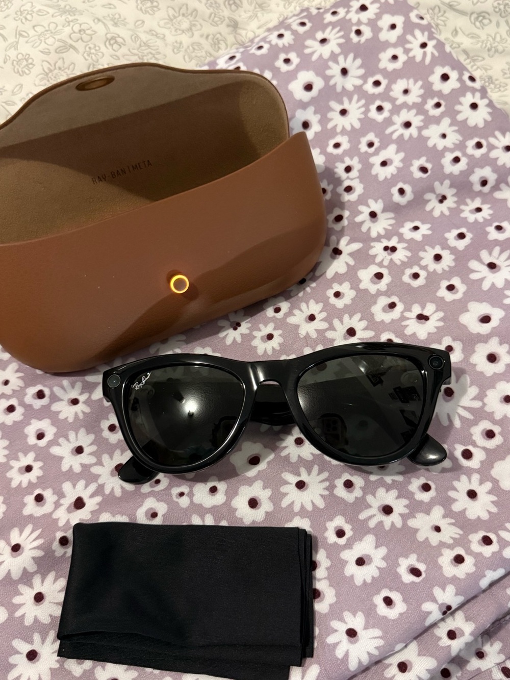 Ray-Ban Meta Sunglasses with Dark Lenses
